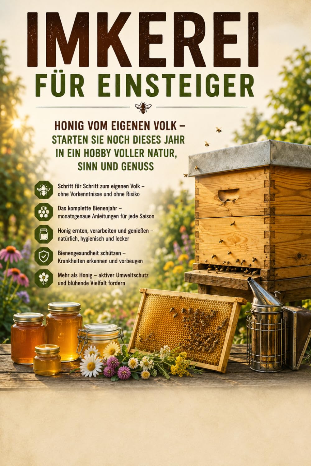 capítulo por capítulo baixar Imkerei für Einsteiger: Vom ersten Volk zur eigenen Honigernte — Bienenhaltung Schritt für Schritt lernen, Standort, Magazin-System, Bienenjahr,... für Hobbyimker (German Edition)