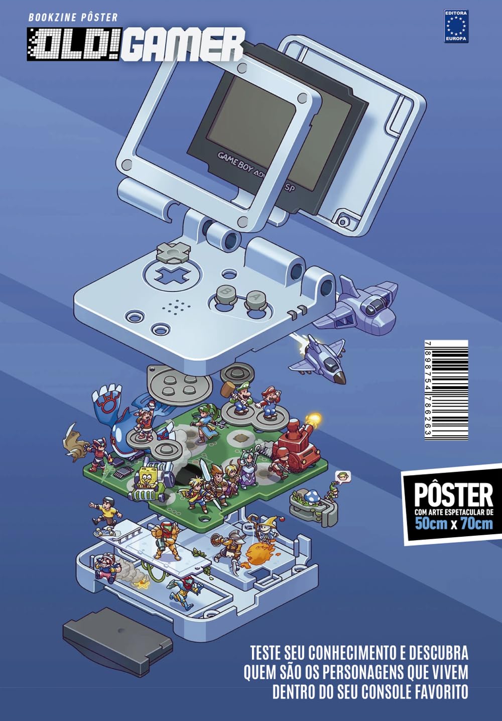 capítulo por capítulo baixar GBA SP - Game Boy Advance SP (Versão lisa, sem dobras, enviada em tubo protetor) - Superpôster OLD!Gamer