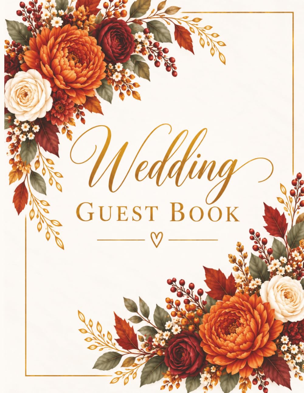 ler totalmente Wedding Guest Book: Guest List Organizer for Names, Addresses, Phone Numbers & RSVP Details – 120 Pages with Space for Up to 600 Guests