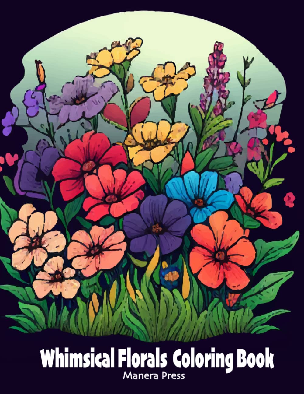 Whimsical Florals Coloring Book baixar livro de graça
