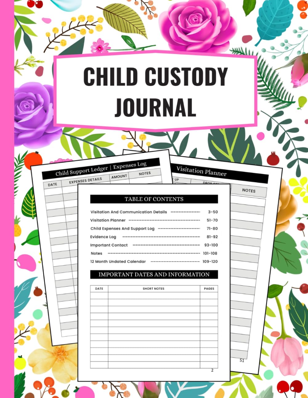 capítulo por capítulo baixar Child Custody Journal: Co-Parenting Organizer & Planner For Tracking Visitation and Communication, Expenses Support, Court Evidence, with an Undated Calendar & More