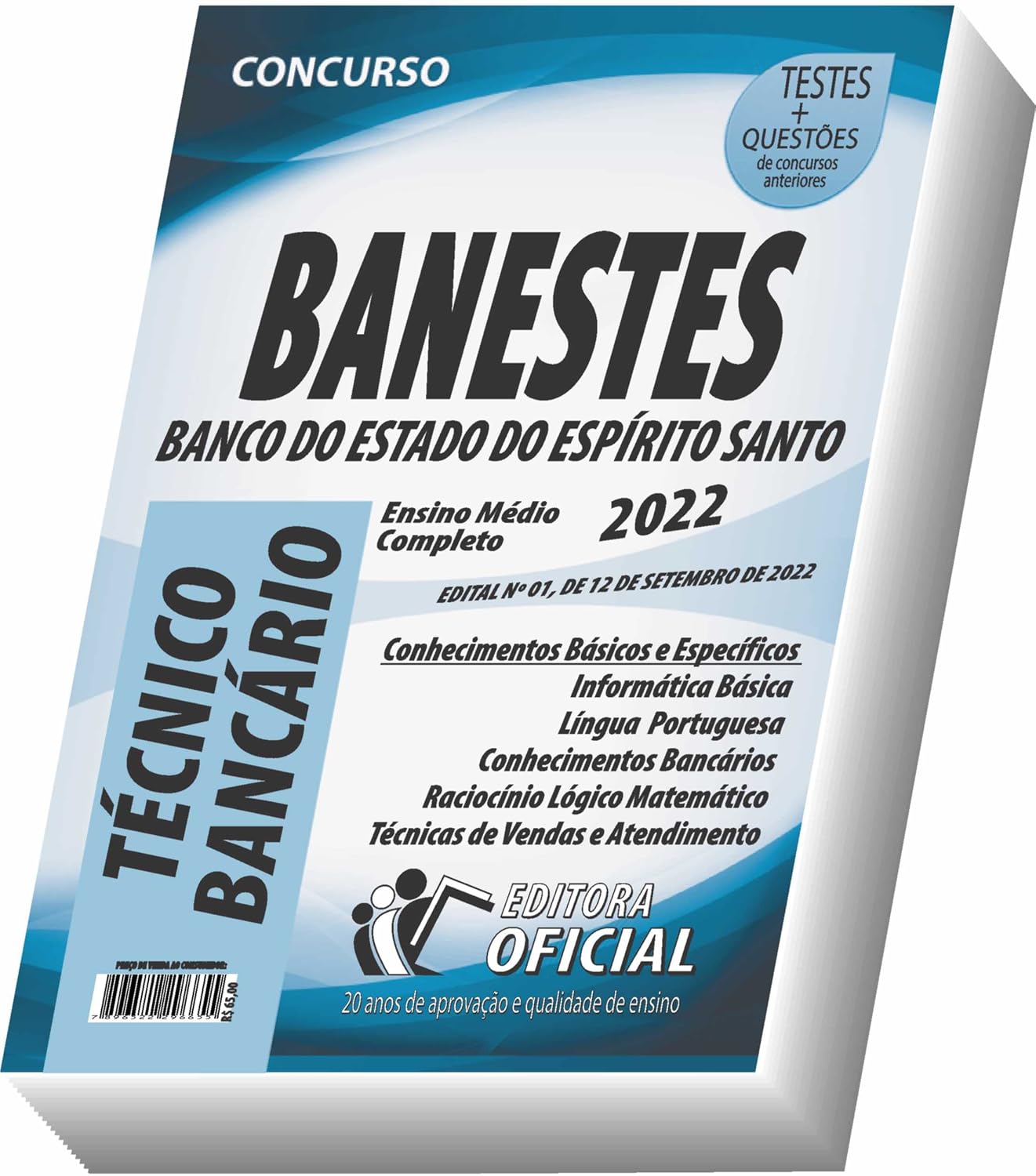 Apostila BANESTES - Técnico Bancário: 01