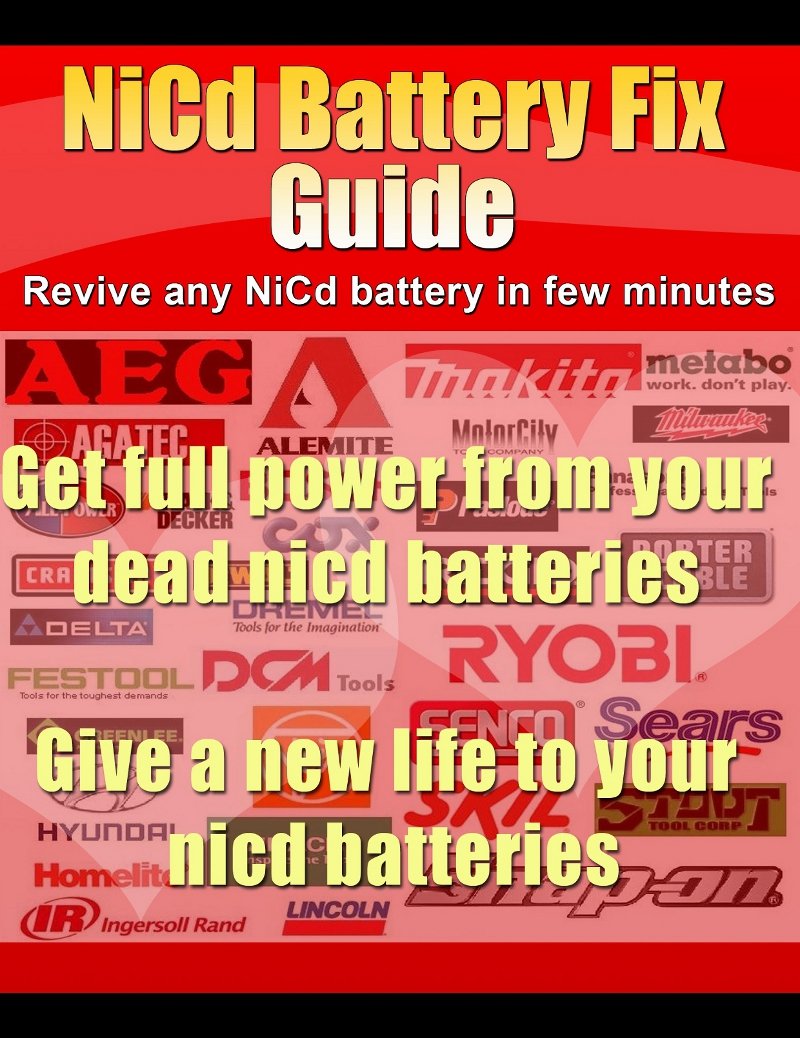NiCd Battery Fix Guide For All Dead Nickel Cadmium Batteries (English Edition) baixar livro de graça