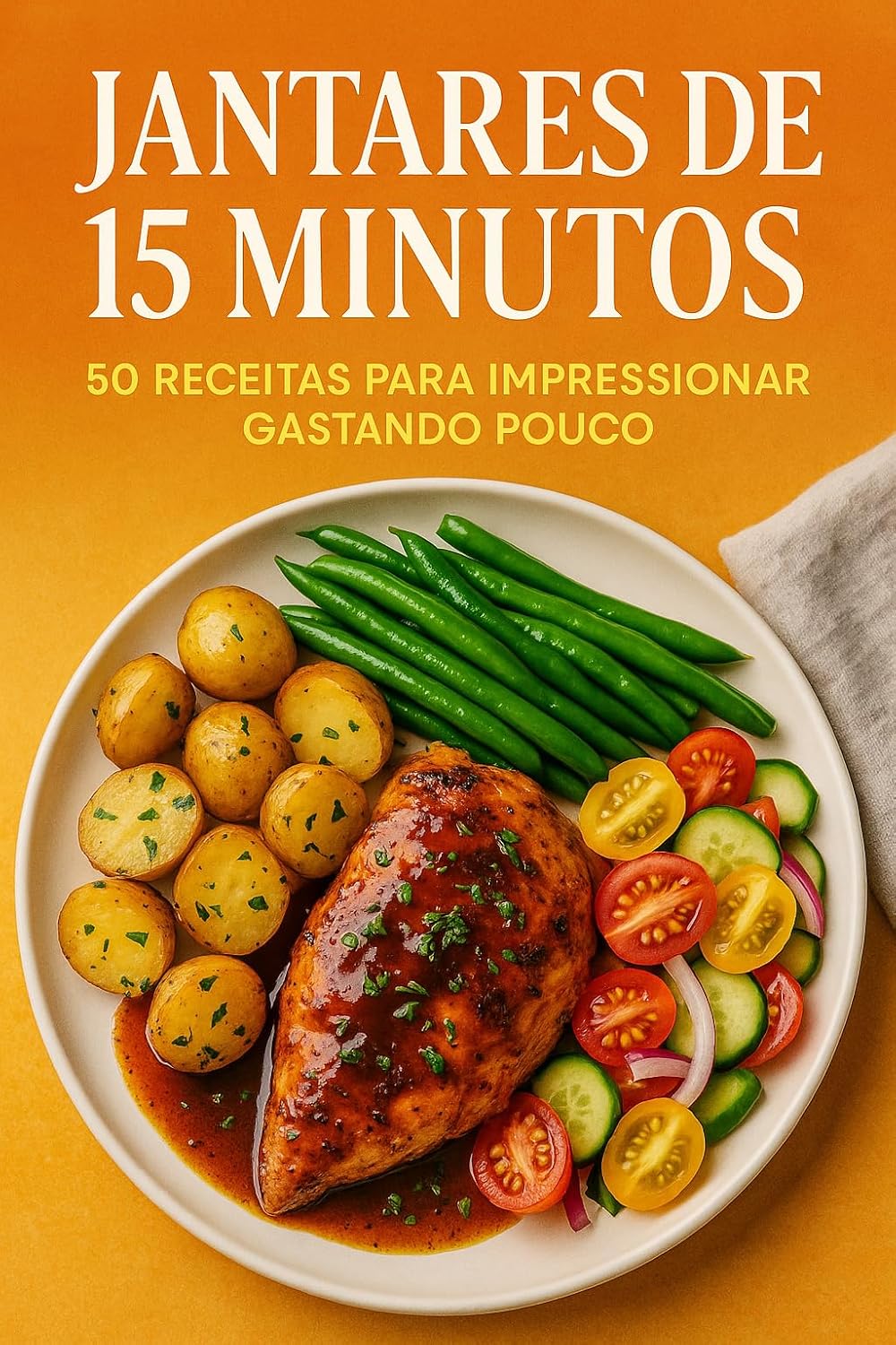 Jantares de 15 Minutos: 50 Receitas para Impressionar Gastando Pouco baixar livro de graça
