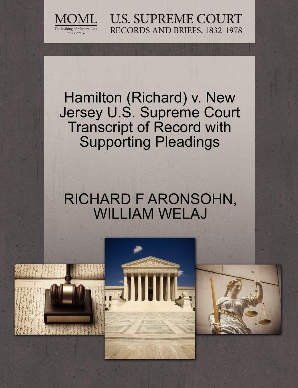 Hamilton (Richard) v. New Jersey U.S. Supreme Court Transcript of Record with Supporting Pleadings baixar livro de graça