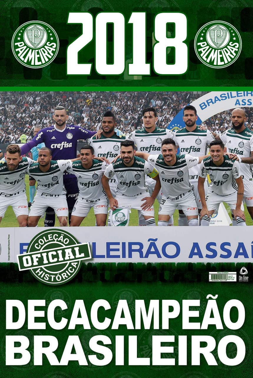 Coleção Oficial Histórica Palmeiras Edição 22 - Pôster Brasileiro 2018 baixar livro de graça