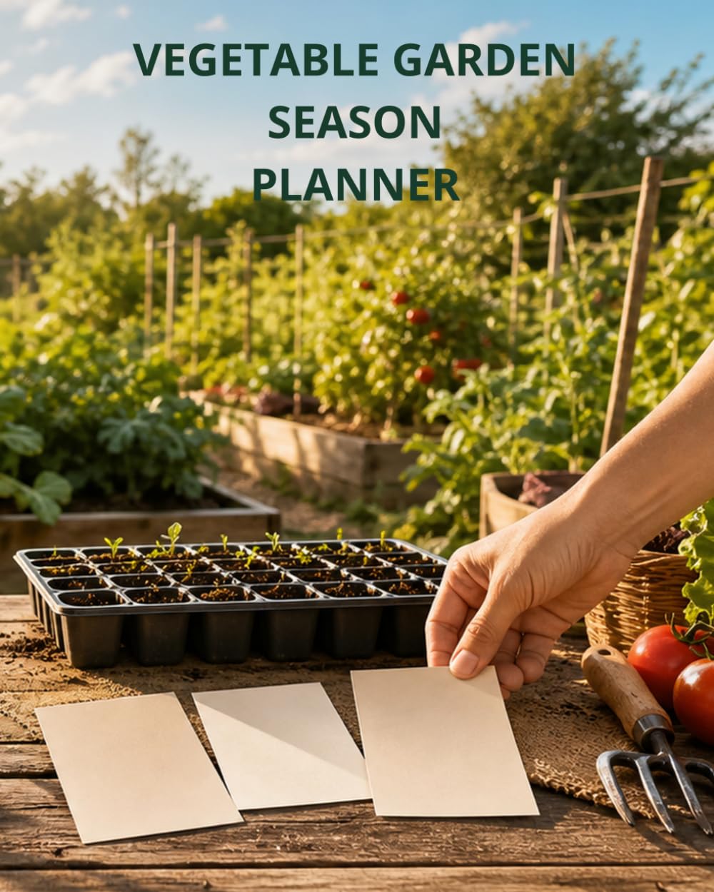 capítulo por capítulo baixar Vegetable Garden Season Planner: Sixteen Weeks for Bed Plans, Planting Windows, Weekly Tasks, Weather Notes, Watering, Harvests, and End-of-Season Decisions