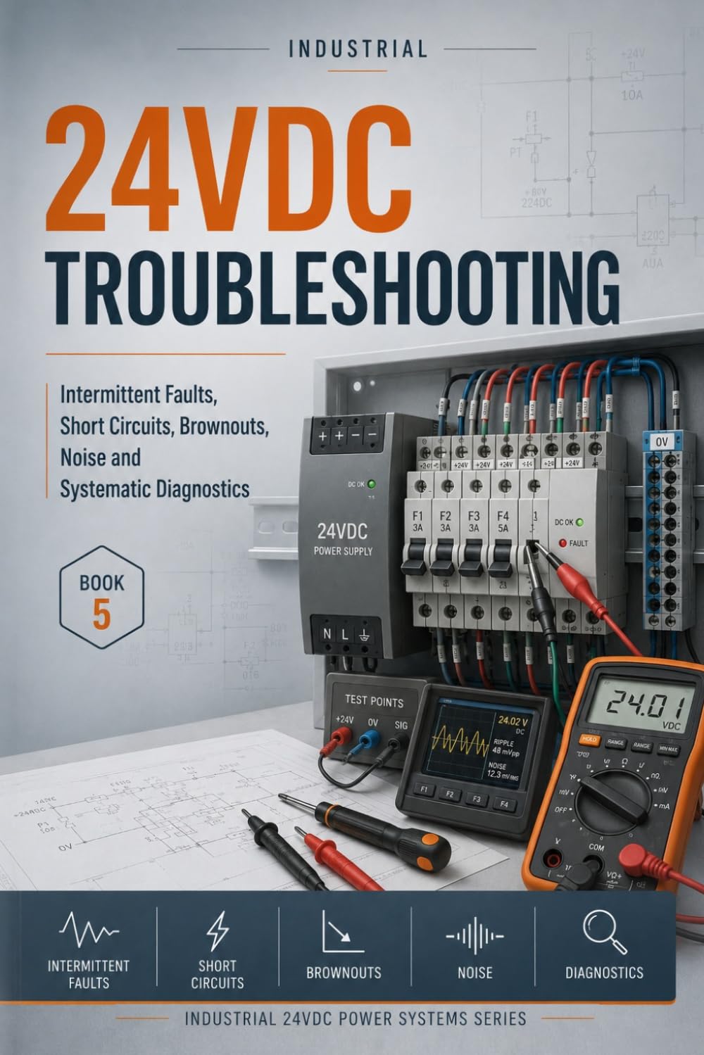 ler totalmente Industrial 24vdc Reliability and Power Quality: Ripple, Transients, EMC, Redundant Supplies, Monitoring, Diagnostics and Failure Prevention: 5