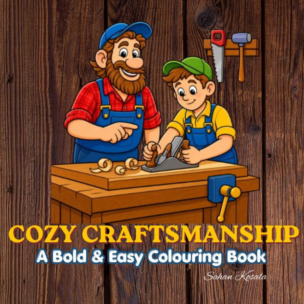 capítulo por capítulo baixar Cozy Craftsmanship: Bold & Easy Colouring Book