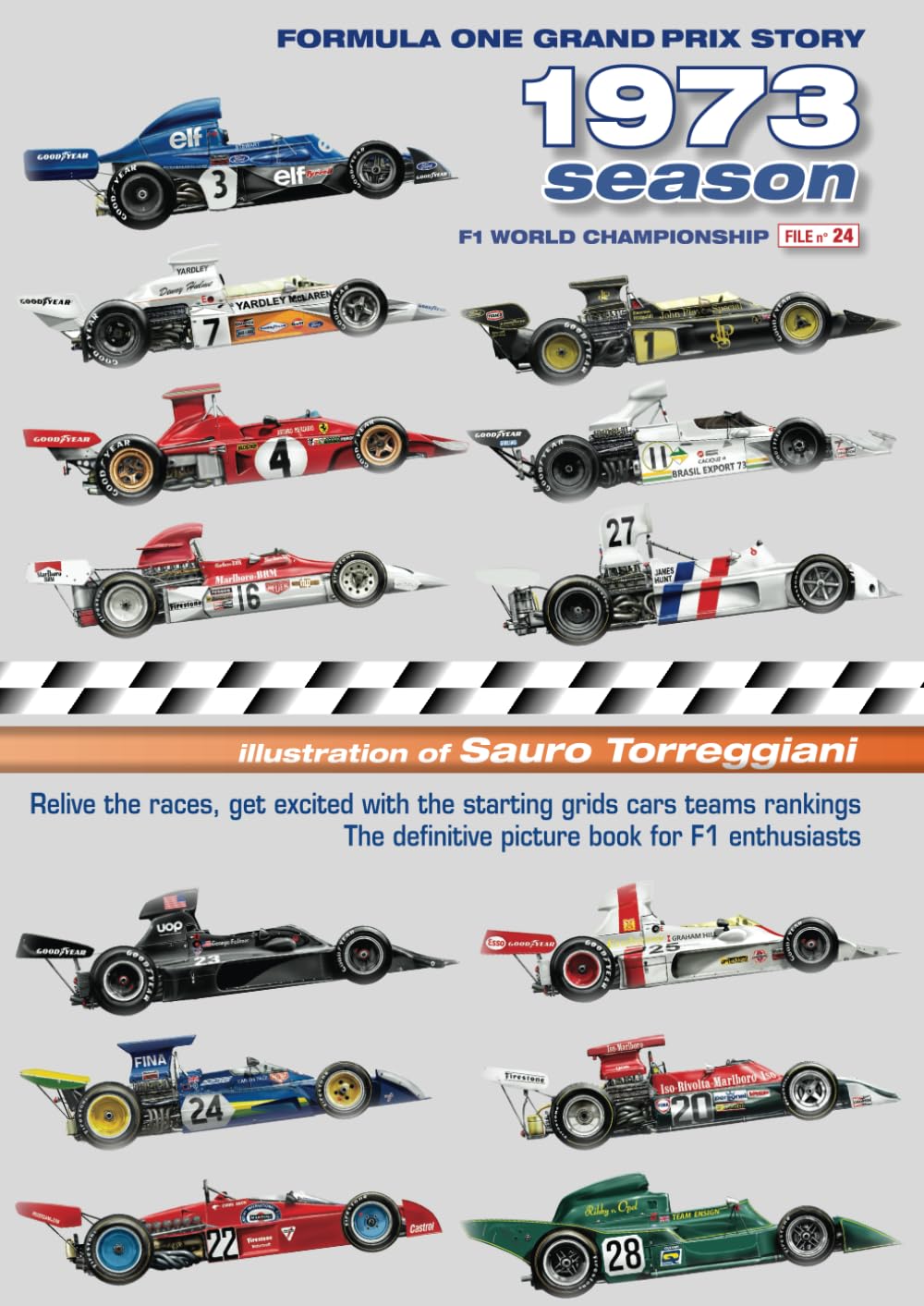 Formula One Grands Prix Story 1973 Season F1 World Championship: Relive the races get excited with the starting grids cars teams rankings. The definitive picture book for F1 enthusiasts baixar livro de graça