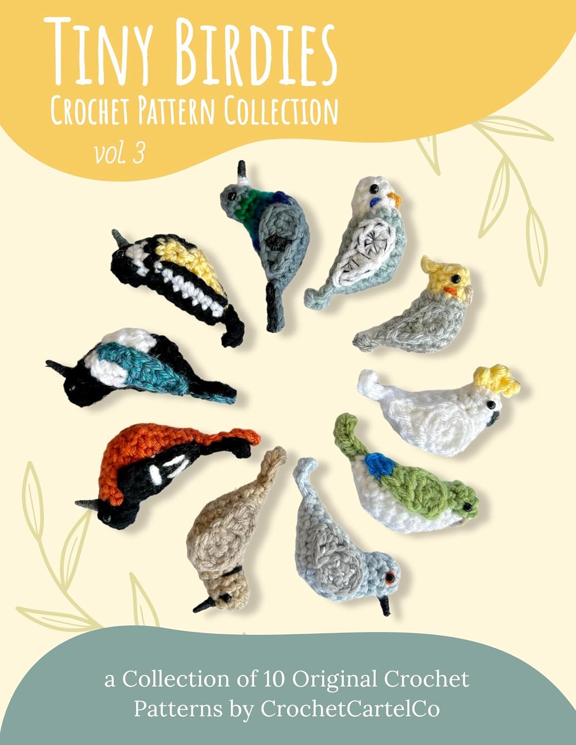 Tiny Birdies Crochet Pattern Collection Vol 3 | 10 New Garden Bird & Parrot Crochet Patterns | Step by Step Amigurumi Bird Patterns with Pictures (English Edition) baixar livro de graça