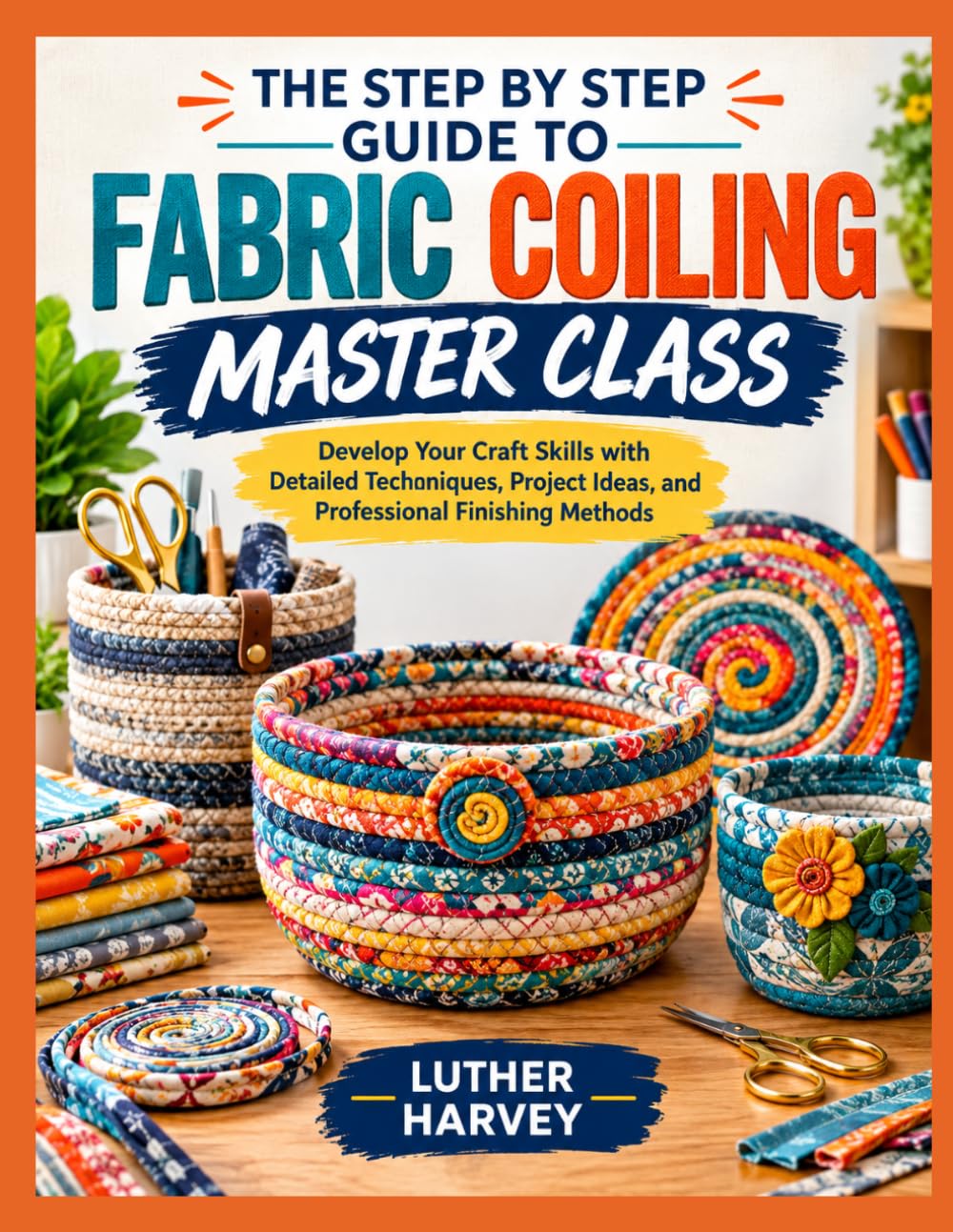 ler totalmente THE STEP BY STEP GUIDE TO FABRIC COILING MASTER CLASS: Develop Your Craft Skills with Detailed Techniques, Project Ideas, and Professional Finishing Methods