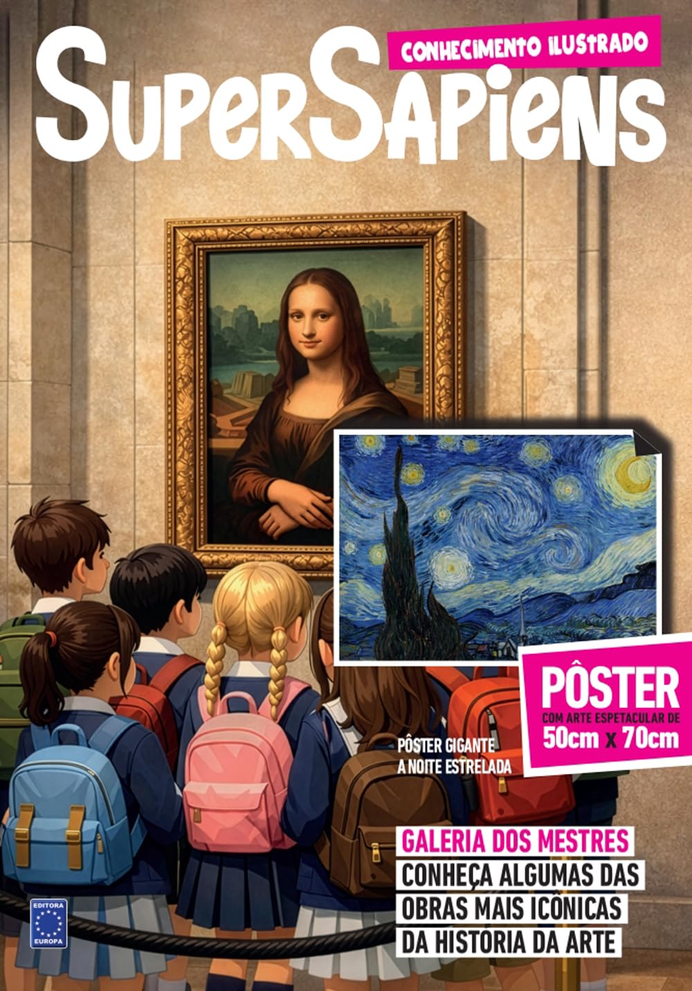 ler totalmente A Noite Estrelada (Versão lisa, sem dobras, enviada em tubo protetor) - SuperSapiens Posterzine
