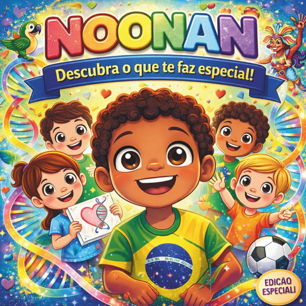 NOONAN – Descubra o que te faz especial!: Um livro para colorir sobre genética, coragem e amor-próprio (Portuguese Edition) baixar o livro de graça