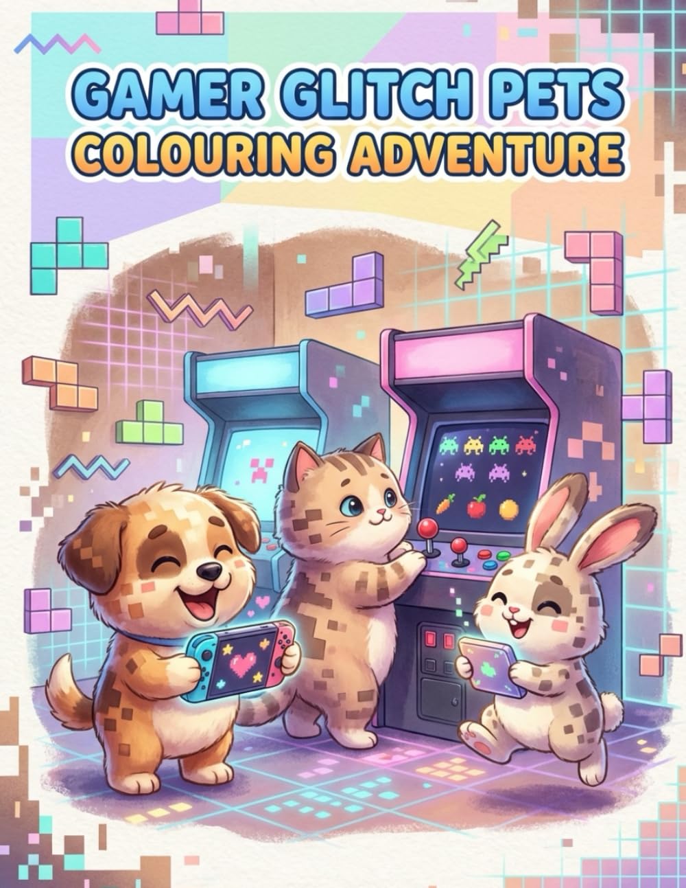 ler totalmente Gamer Glitch Pets: Colouring Book