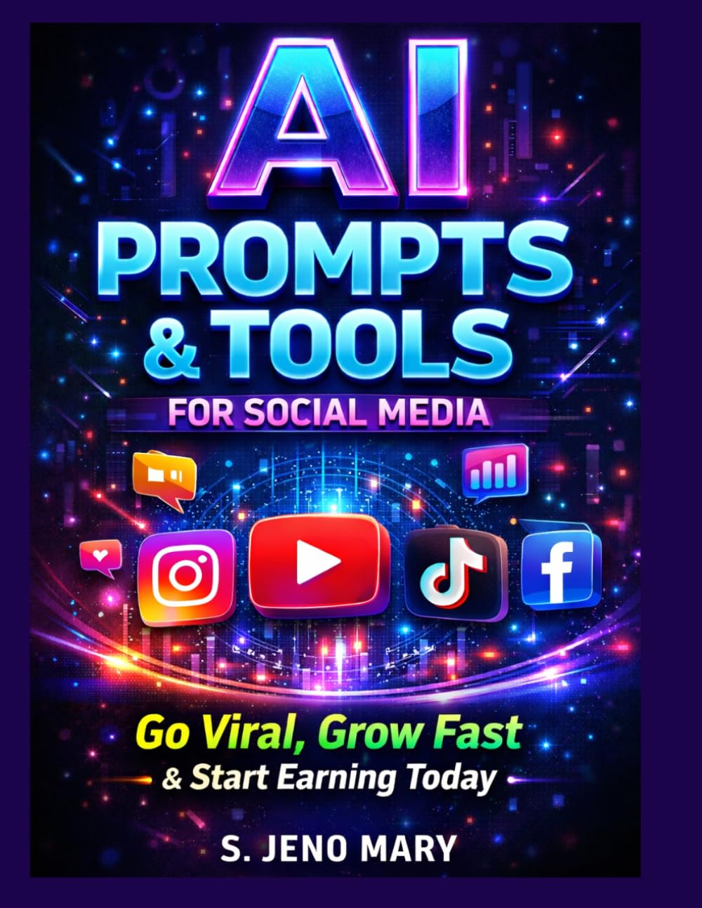 AI Prompts & Tools for Social Media: Go Viral, Grow Fast & Start Earning Today baixar o livro de graça
