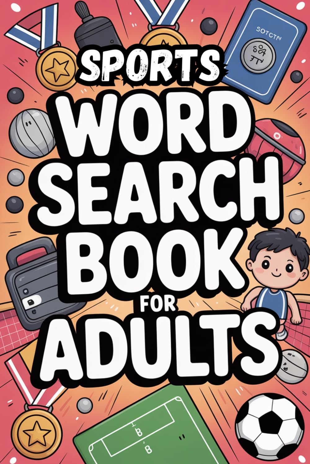 Sports Word Search Book for Adults: 100 Puzzles Featuring Football, Baseball, Golf and More – Fun Brain Games with Sports Vocabulary and Facts baixar livro de graça