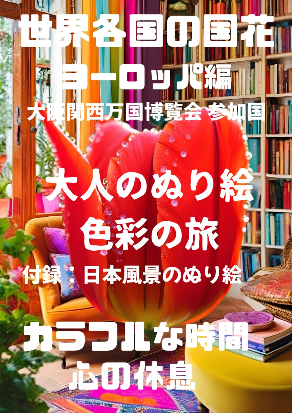 世界各国の国花　ヨーロッパ編: 大人のぬり絵　色彩の旅 (Japanese Edition) baixar o livro de graça