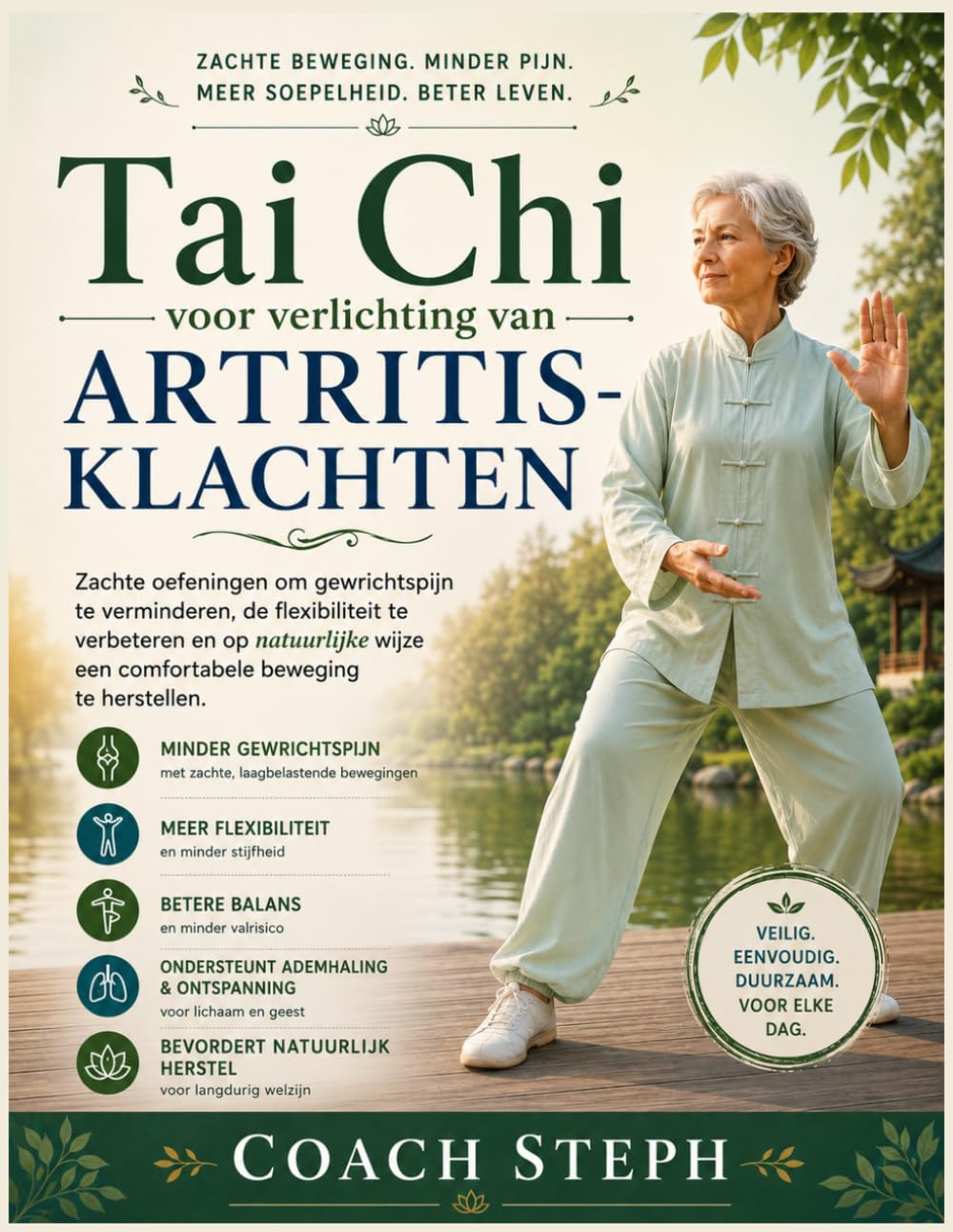 ler totalmente Tai Chi voor verlichting van artritisklachten: Zachte oefeningen om gewrichtspijn te verminderen, de flexibiliteit te verbeteren en op natuurlijke wijze een comfortabele beweging te herstellen.