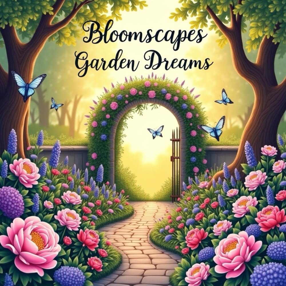 ler totalmente "Bloomscapes – Garden Dreams": "A Serene Coloring Experience of Hidden Gardens and Blooming Tranquility"