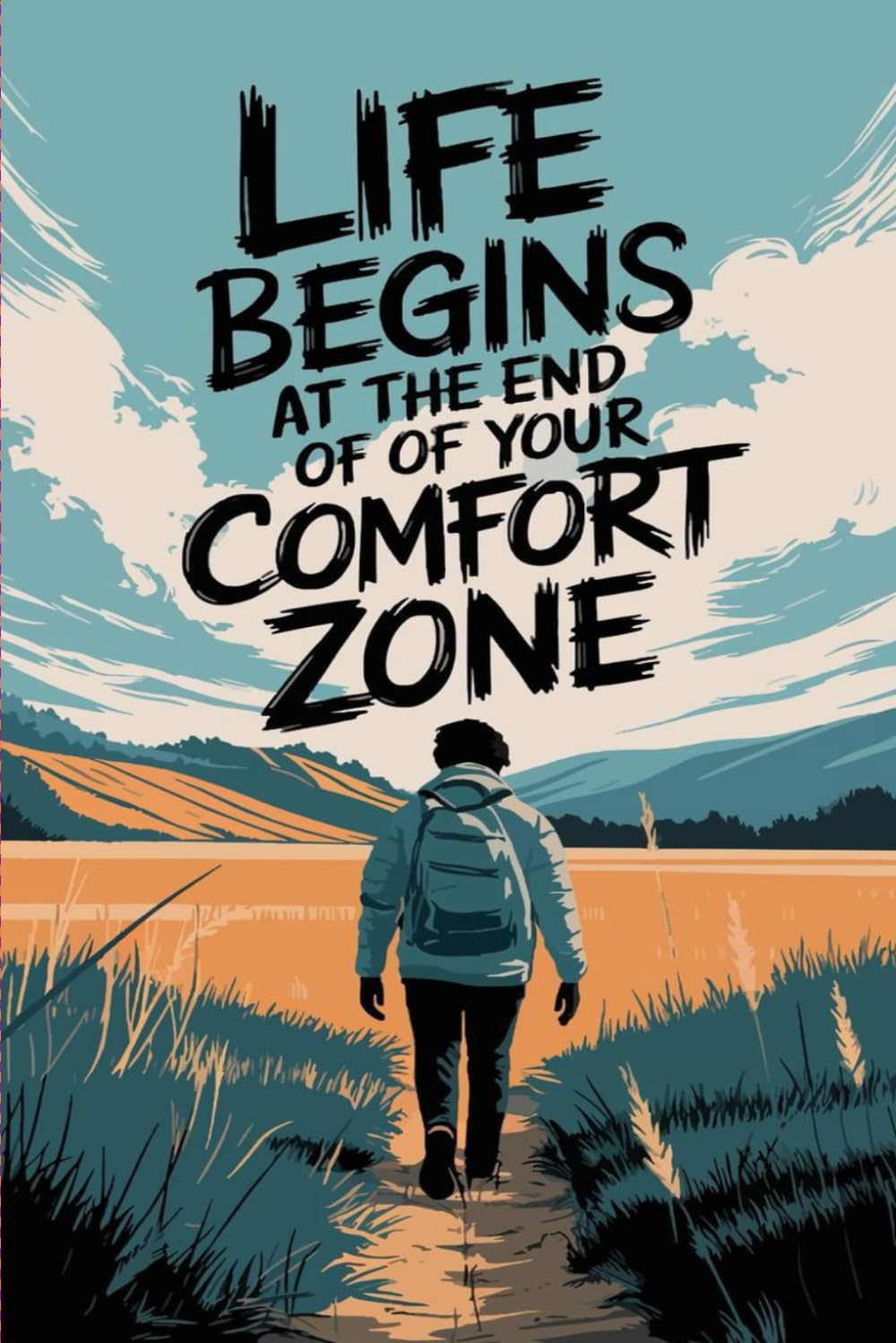 Notebook life begins at the end of your comfort zone: Inspirational Lined Notebook for Motivation, Personal Growth and Goal Achievement (6x9 Journal for Students and Entrepreneurs) baixar livro de graça