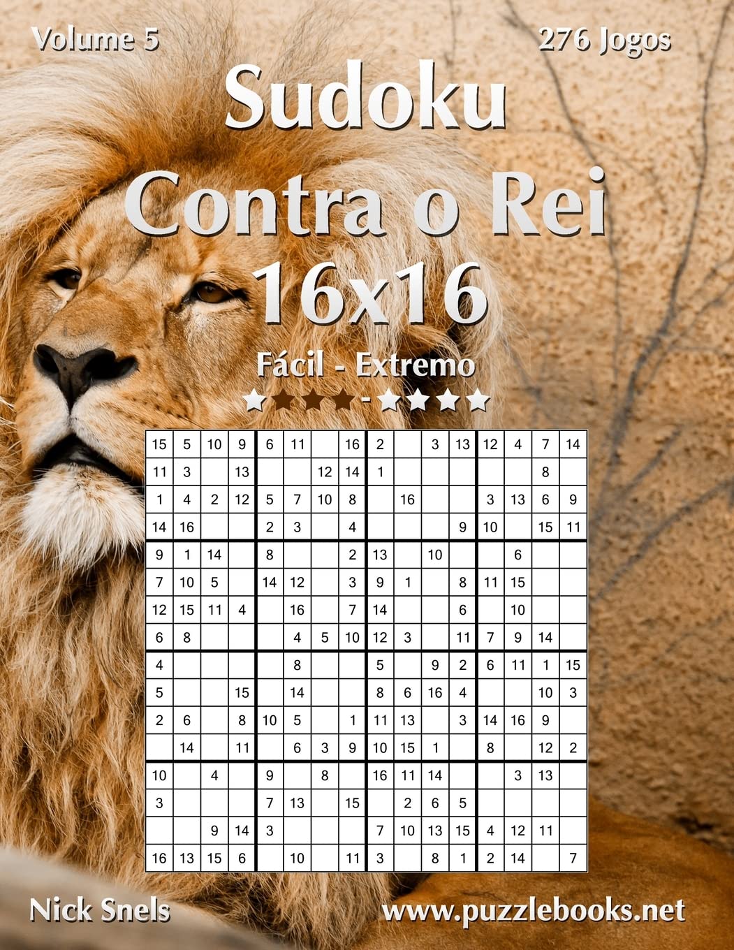 capítulo por capítulo baixar Sudoku Contra o Rei 16x16 - Fácil ao Extremo - Volume 5 - 276 Jogos