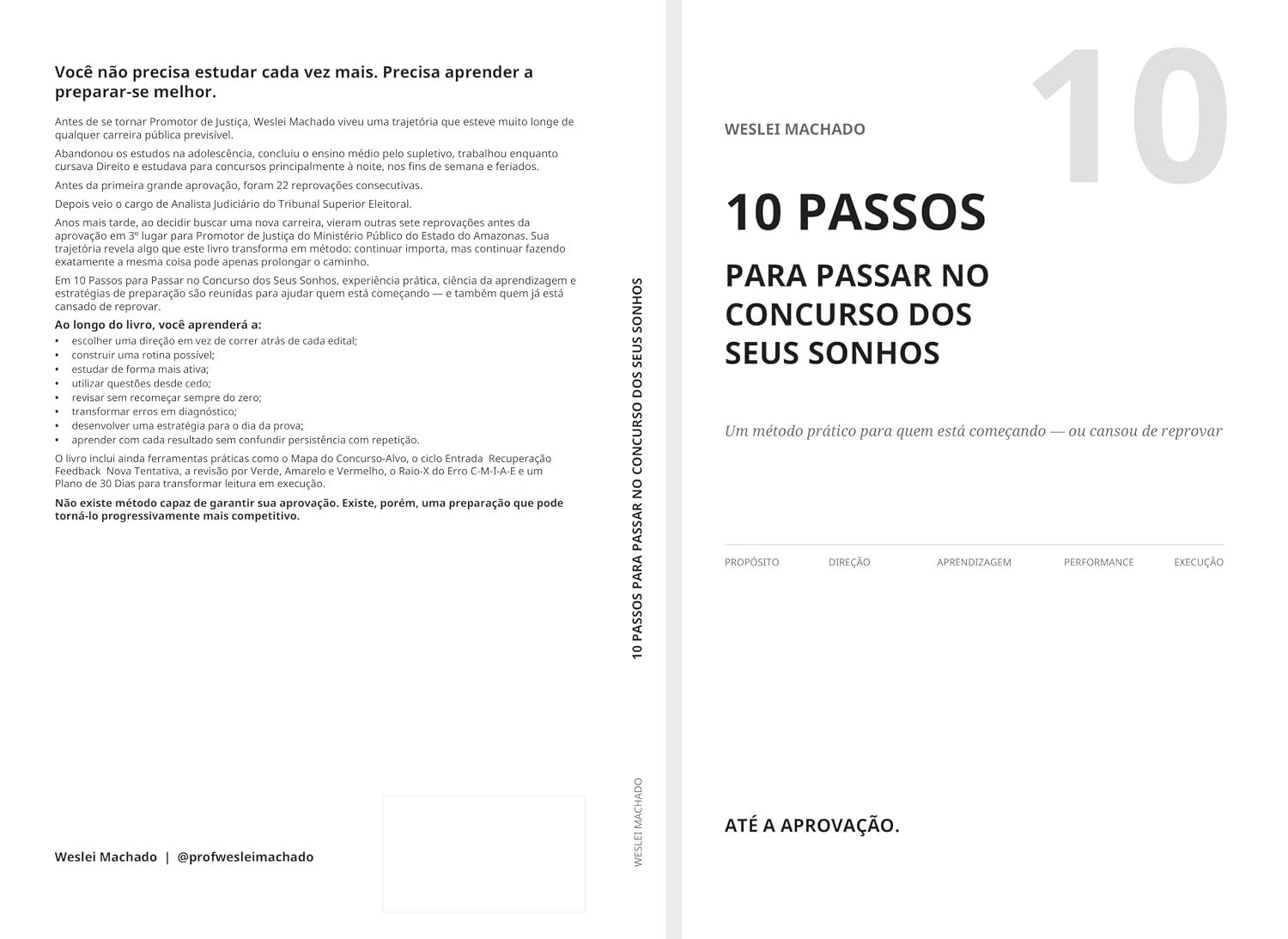 10 PASSOS PARA PASSAR NO CONCURSO DOS SEUS SONHOS: Um método prático para quem está começando — ou cansou de reprovar baixar o livro de graça