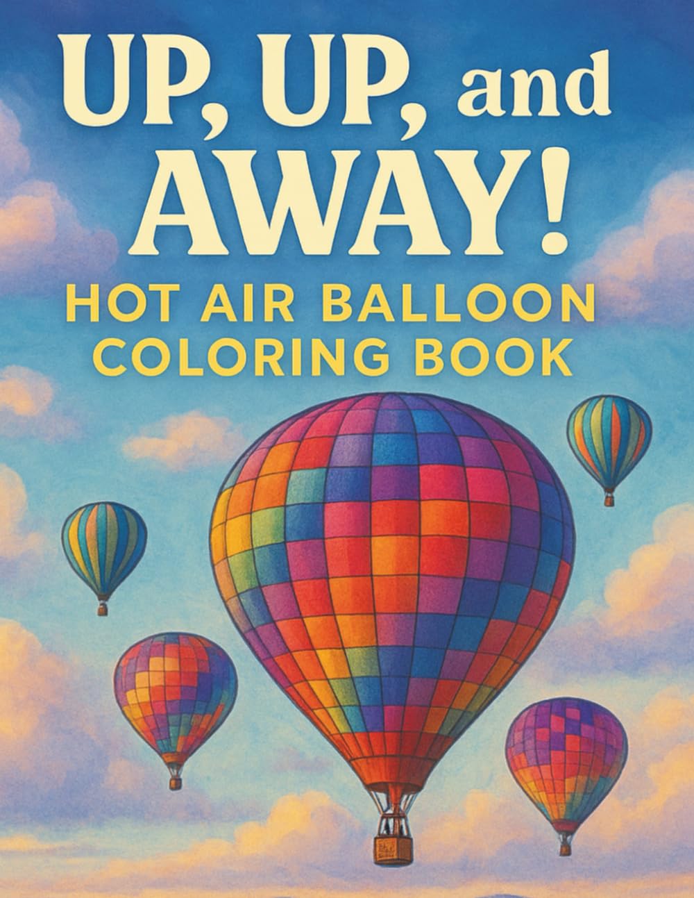 Up, Up, and Away!: Hot Air Balloon Coloring Book baixar livro de graça