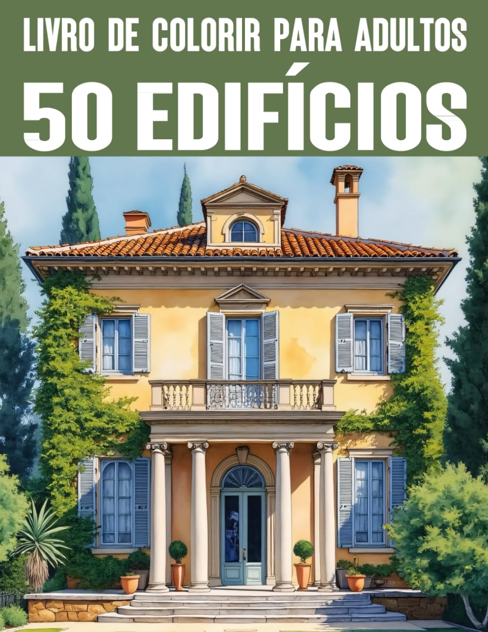 ler totalmente 50 edifícios de todo o mundo: O livro de colorir mágico para jovens e adultos (Mal- und Rätselbücher Erwachsene) (Portuguese Edition)