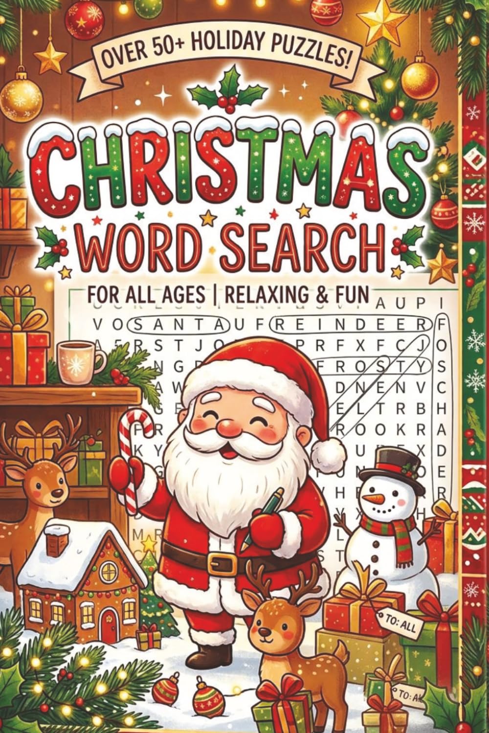 capítulo por capítulo baixar Christmas Word Search Puzzle Book: Word Searches with Easy to Read Print about Christmas, Christmas presents, Festive Christmas & More | 6x9 inches,... Gift for Vacations, Holidays and Free Times