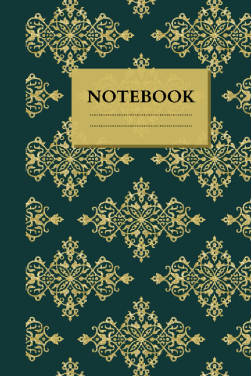 capítulo por capítulo baixar Gold Deco notebook | Vintage wallpaper notebook | Art Deco Gatsby theme | Gold and Emerald