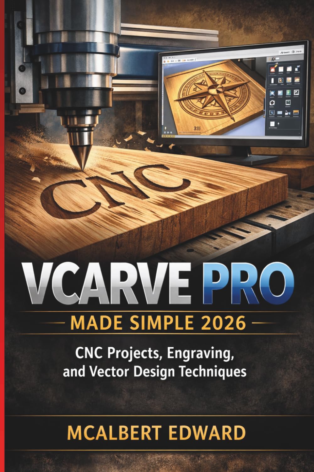ler totalmente VCarve Pro Made Simple 2026: CNC Projects, Engraving, and Vector Design Techniques
