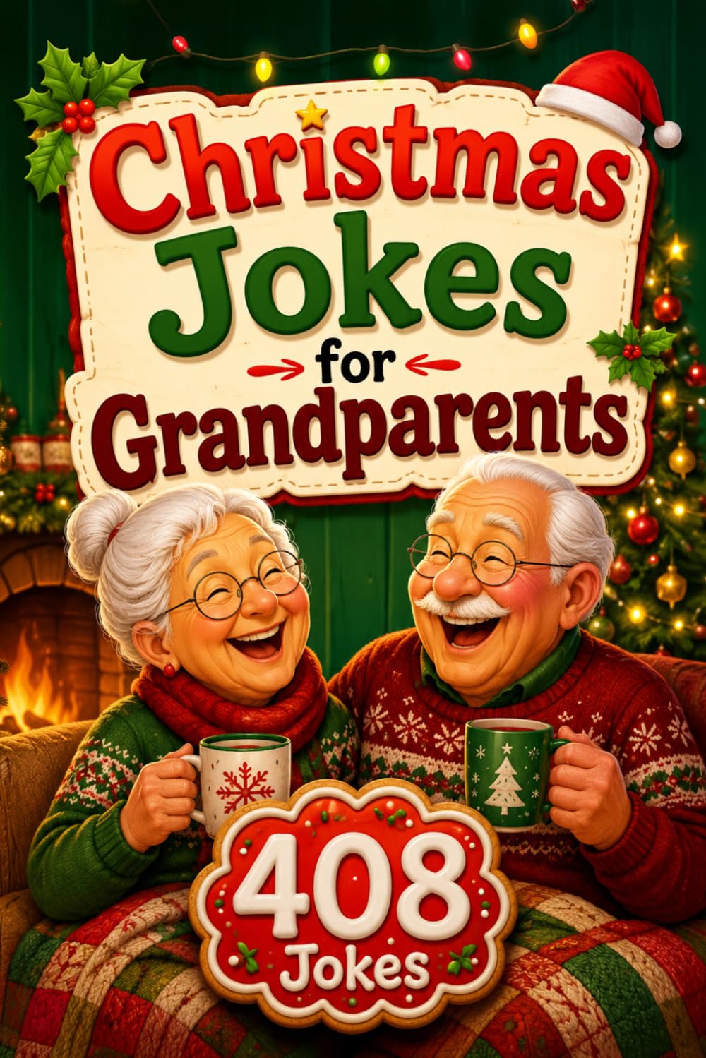 Christmas Jokes for Grandparents: A Large-Print Collection of 408 Clean Laughs to Share with Grandkids at Holiday Gatherings baixar o livro de graça