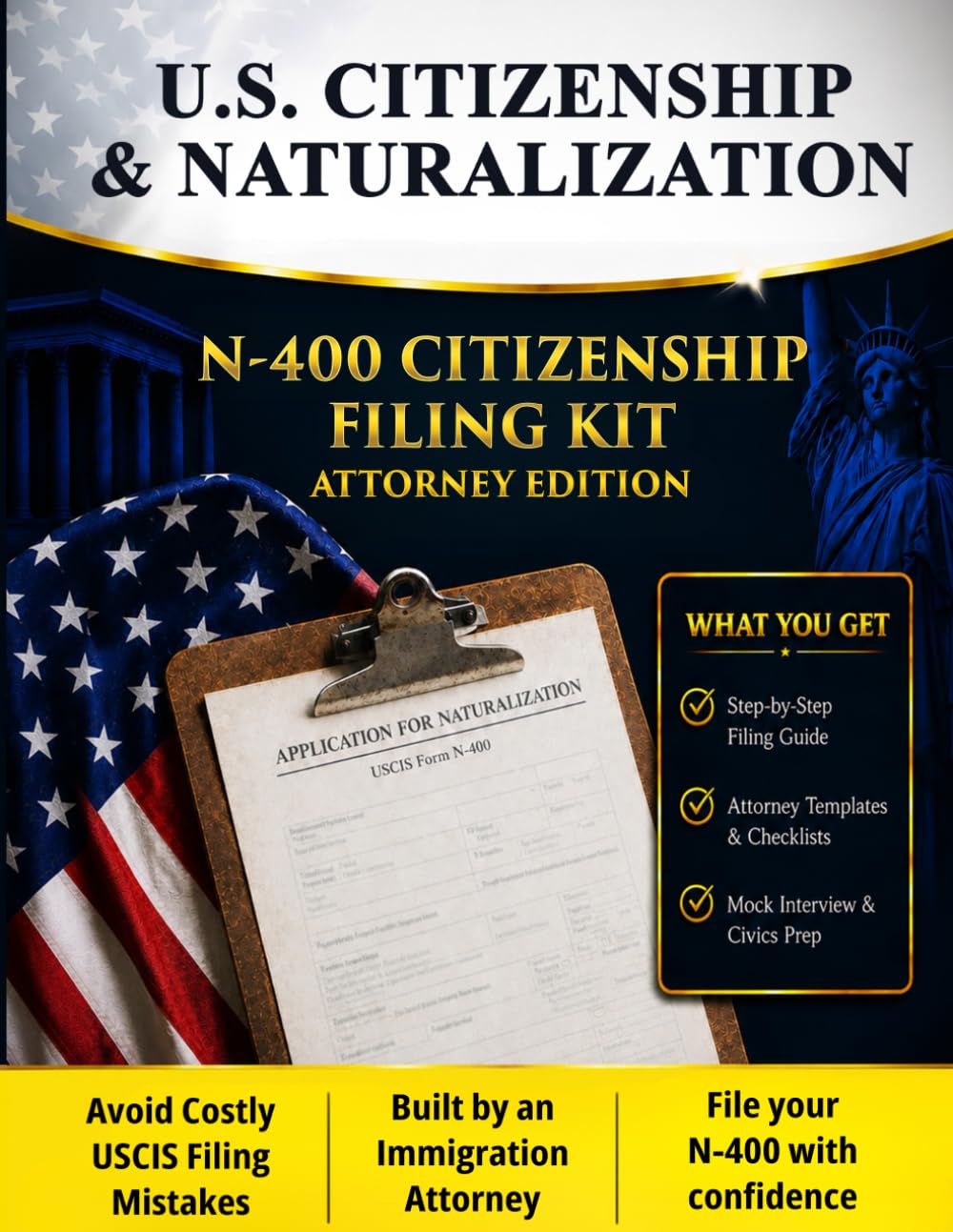 capítulo por capítulo baixar U.S. Citizenship & Naturalization: N-400 Citizenship Filing Kit: Attorney Edition