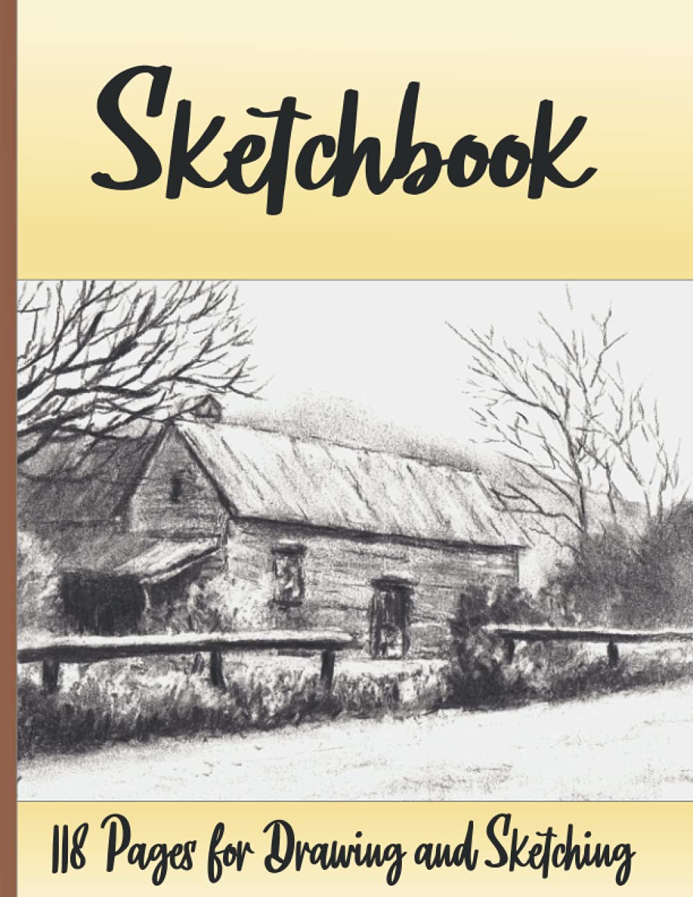 Sketchbook: Artist Sketchbook for Drawing, Sketching and Doodling, 120 Pages, 8.5 x 11 ( old Farm House Drawing Cover ) baixar livro de graça