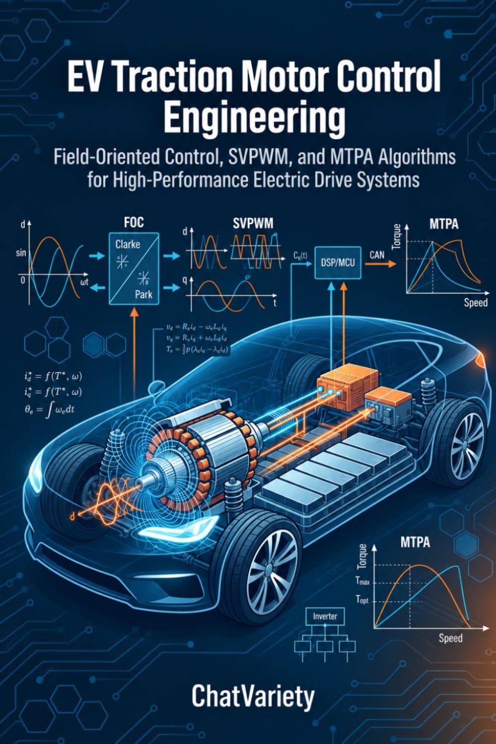 capítulo por capítulo baixar EV Traction Motor Control Engineering: Field-Oriented Control, SVPWM, and MTPA Algorithms for High-Performance Electric Drive Systems