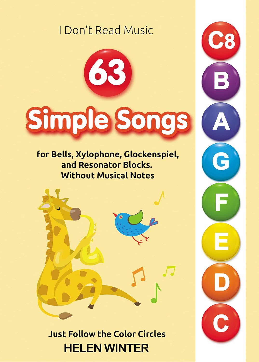 capítulo por capítulo baixar 63 Simple Songs for Bells, Xylophone, Glockenspiel, and Resonator Blocks. Without Musical Notes: Just Follow the Color Circles (No Music Reading? No Problem! Play Right Away) (English Edition)
