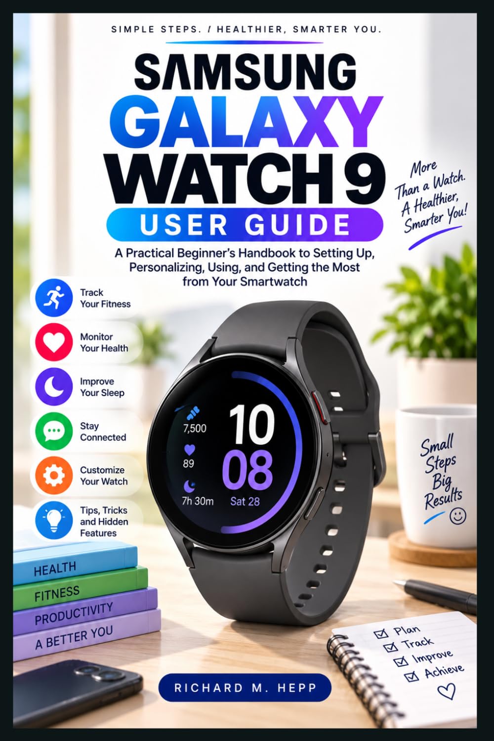 Samsung Galaxy Watch 9 User Guide: A Practical Beginner's Handbook to Setting Up, Personalizing, Using, and Getting the Most from Your Smartwatch baixar livro de graça