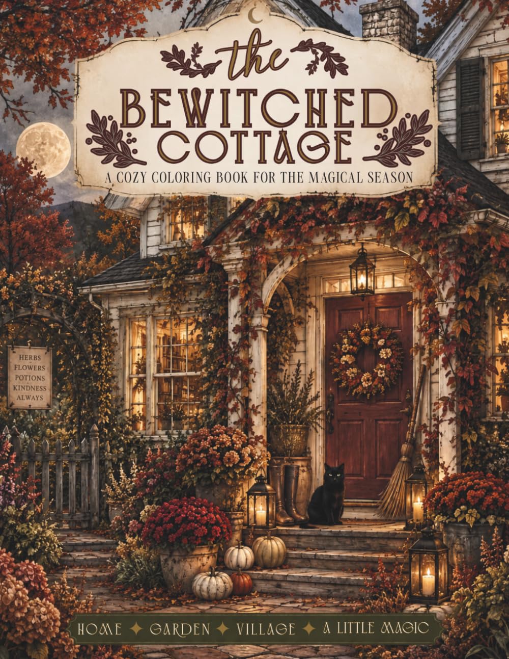 The Bewitched Cottage: A Cozy Coloring Book for the Magical Season (The Enchanted Places Collection) baixar o livro de graça