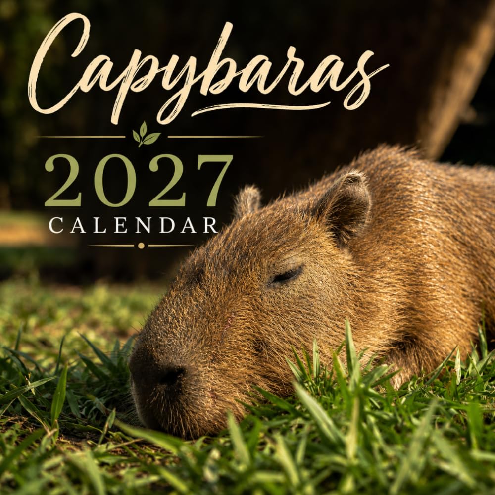 Capybaras Calendar 2027 baixar o livro de graça