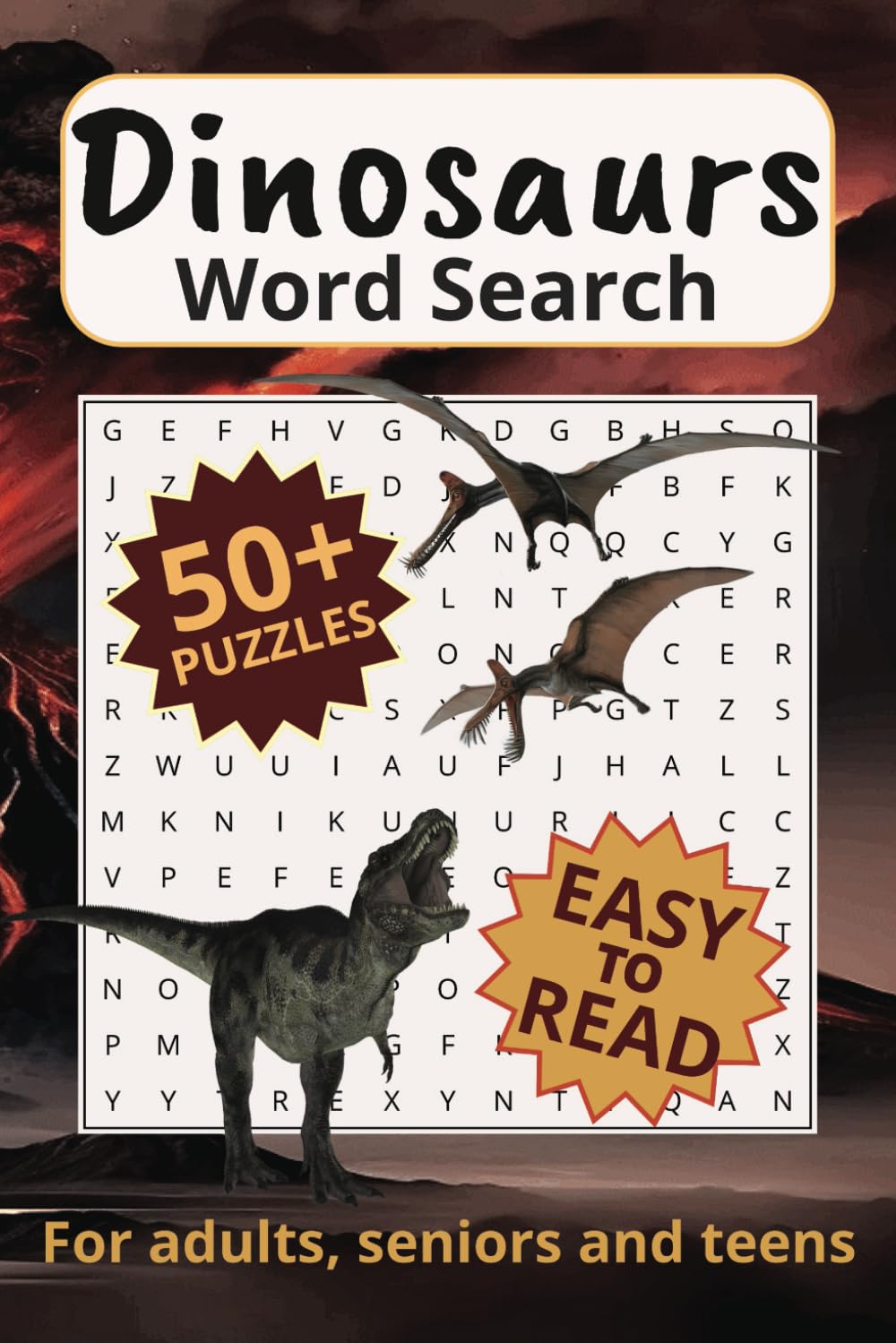 Dinosaur Word Puzzle Book: Word Searches Easy to Print About Dinosaur, Prehistoric Creatures, Volcanic Landscapes and More | 6x9 inches, 110 pages |... Vacations and Free Time (Portuguese Edition) baixar livro de graça