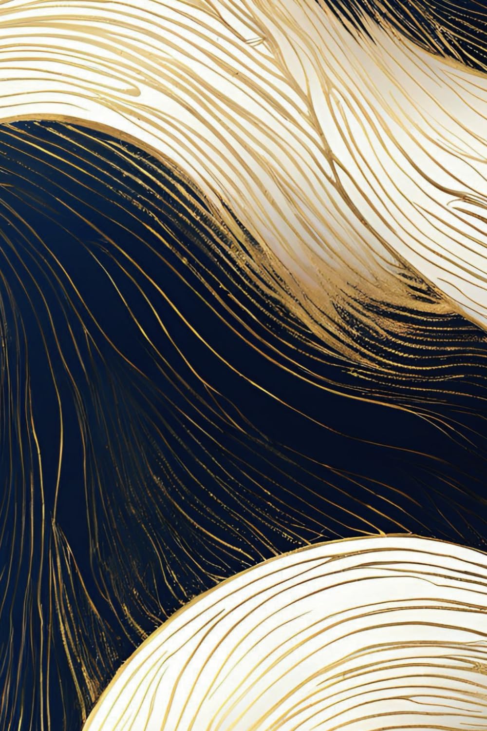 Golden Flow Lined Journal baixar o livro de graça