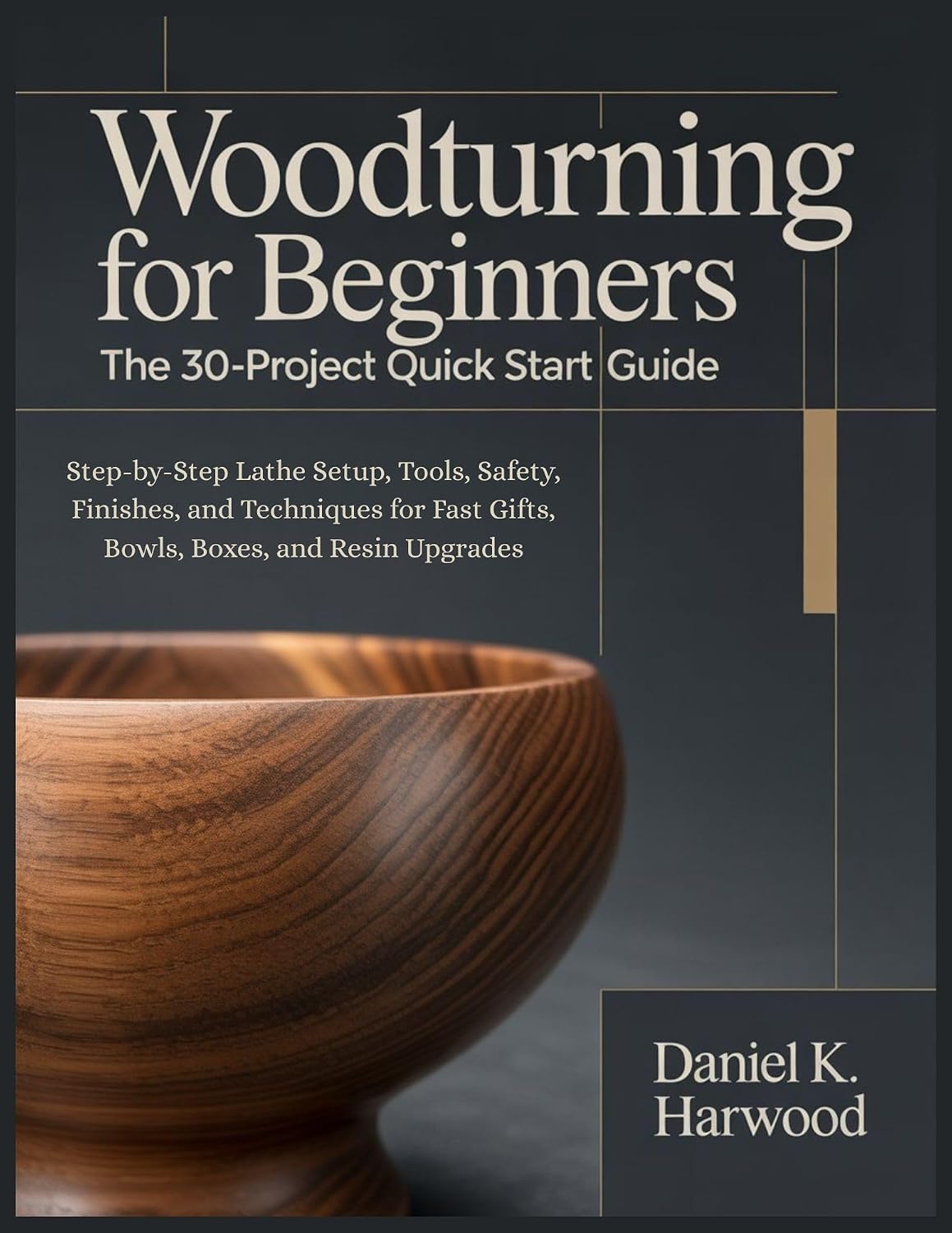 ler totalmente Woodturning for Beginners, The 30-Project Quick Start Guide: Step-by-Step Lathe Setup, Tools, Safety, Finishes, and Techniques for Fast Gifts, Bowls, Boxes, and Resin Upgrades (English Edition)