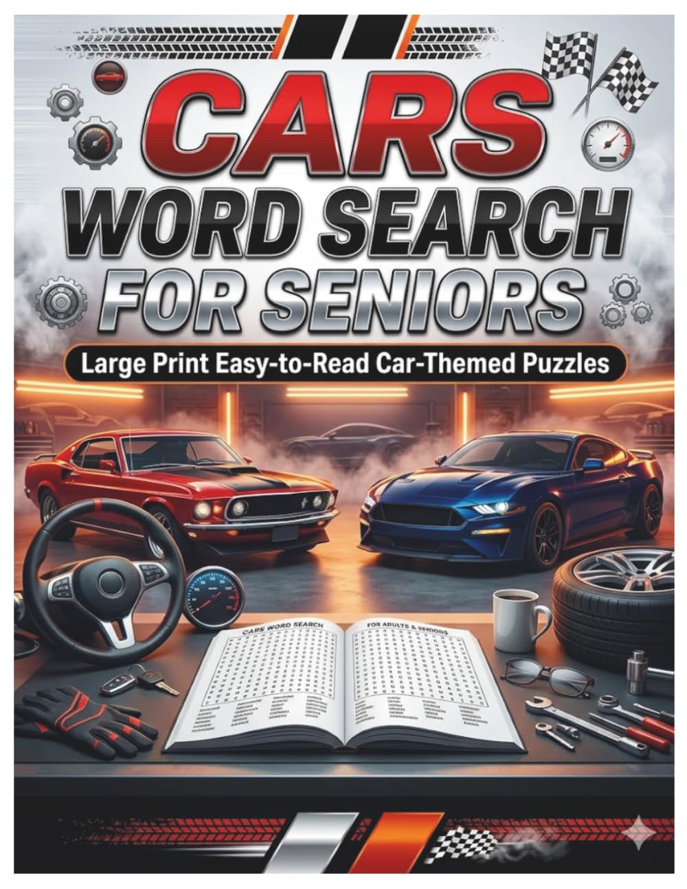 ler totalmente Cars Word Search for Seniors: Large Print Easy-to-Read Car-Themed Puzzles