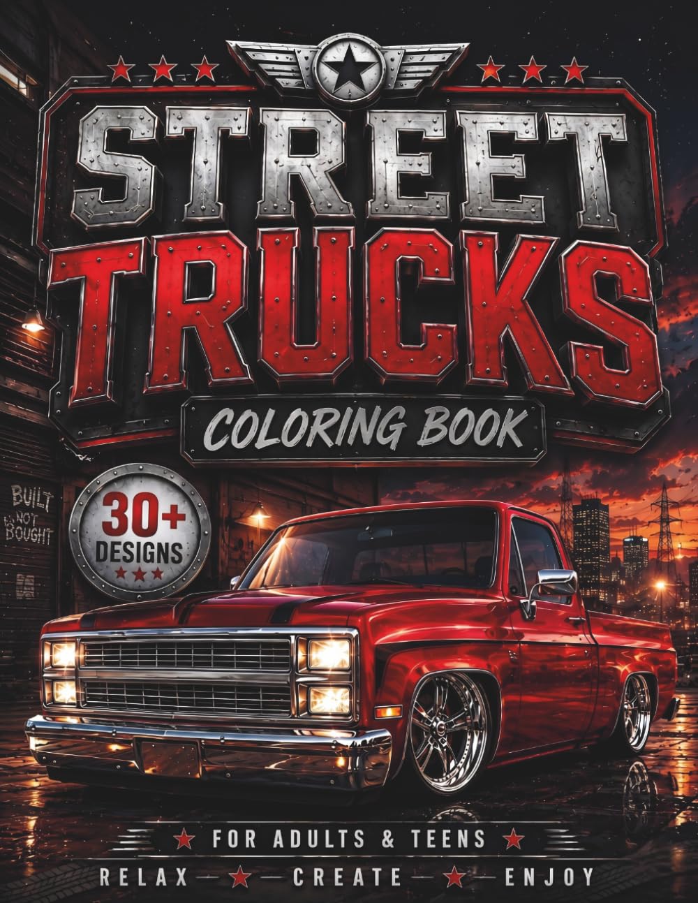 Street Trucks Coloring Book: Lowered & Slammed Pickup Designs — Detailed Automotive Art for Car & Truck Enthusiasts baixar o livro de graça