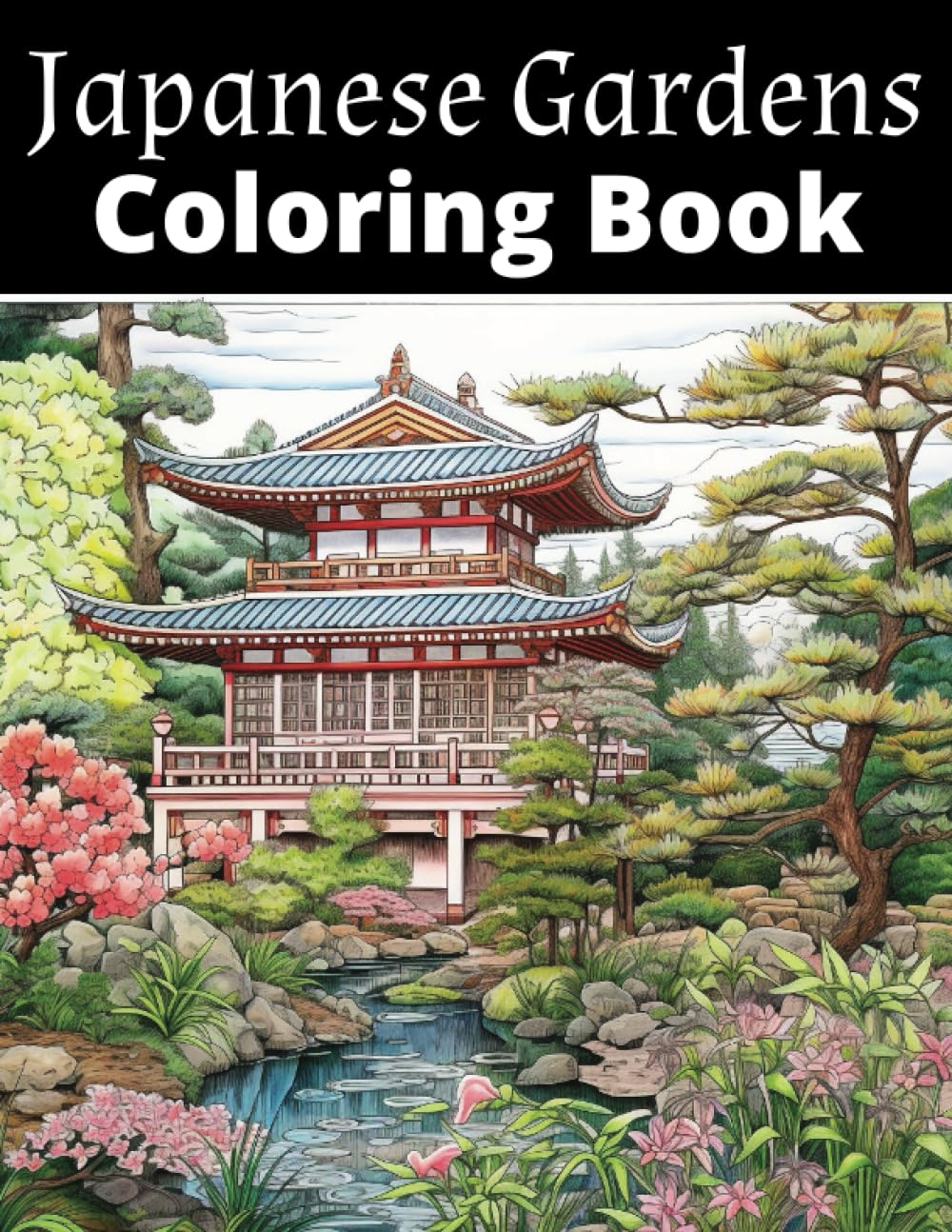 capítulo por capítulo baixar Japanese Gardens: Coloring Book for Adults