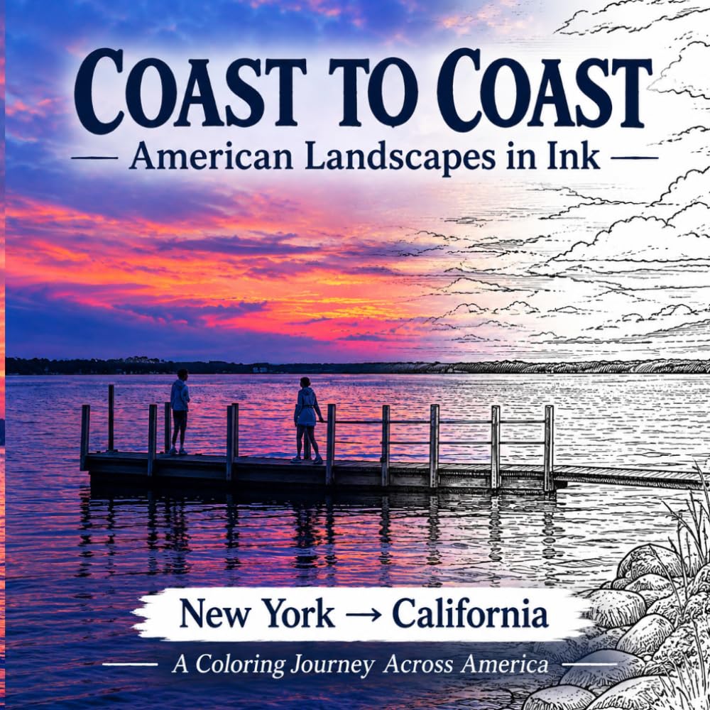 capítulo por capítulo baixar Coast to Coast: American Landscapes in Ink: New York to California