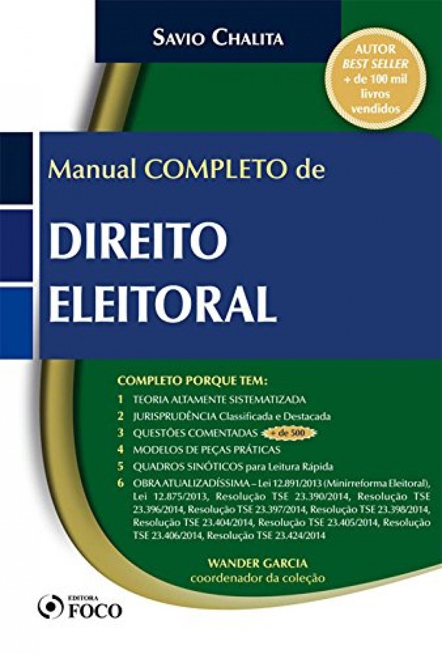 Manual Completo de Direito Eleitoral baixar o livro de graça
