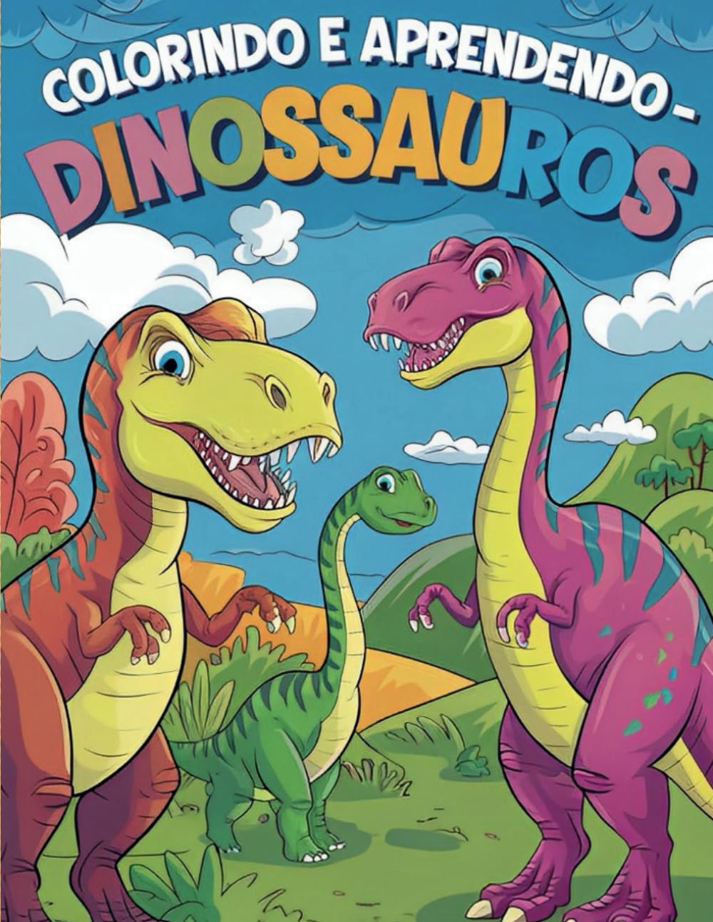 Colorindo e Aprendendo: Dinossauros (Portuguese Edition) baixar o livro de graça