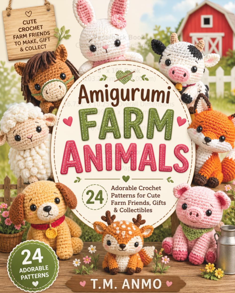 capítulo por capítulo baixar Amigurumi Farm Animals: 24 Adorable Crochet Patterns for Cute Farm Friends, Gifts & Collectibles